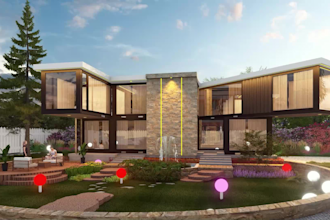 design modern tiny house, cabana, cottage and container house exterior