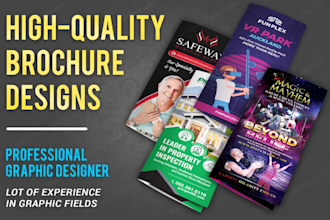 design a catchy brochure or pamphlet