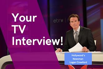 interview you on TV