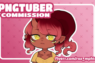 create a custom chibi pngtuber model in my style