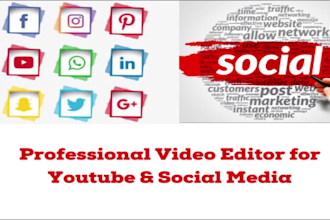 be your youtube editor for vlog, podcast and gaming editing