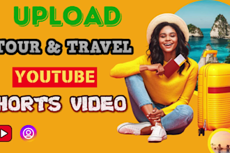 upload tour travel youtube shorts video, cinematic travel shorts video
