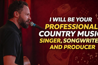 professionally country music singer, songwriter and producer