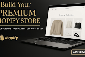 design a premium shopify dropshipping store for your online business