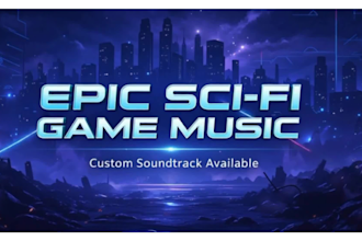 compose cinematic sci fi game music for rpg, boss fights and trailers