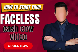 create faceless cash cow channel, cash cow automated video to makes money