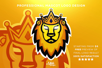 design premium mascot logo for twitch, esports and youtube