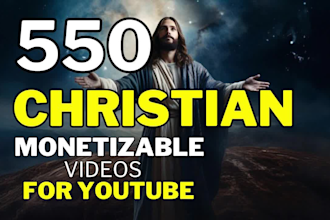 create christian and god motivational videos for youtube