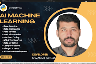 be your ml engineer for your ai ,deep learning or machine learning project