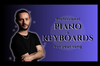 record expressive piano, keys or synths for your song
