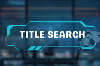 do USA property title search, tax, judgement, documents copy