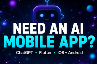develop ai chatgpt flutter apps for ios and android as flutter developer