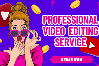 do video editing in a professional way for youtube