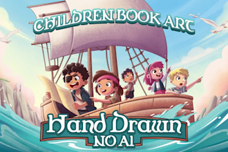 design enchanting and whimsical childrens book illustrations