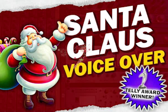 record a santa claus voiceover