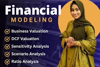 do financial modelling, business valuation and dcf discounted cash flow model