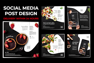 design editable social media post ads template for branding
