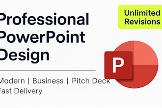 a modern investor pitch deck PPT presentation