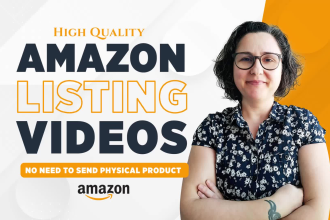 create high quality amazon listing video for your product