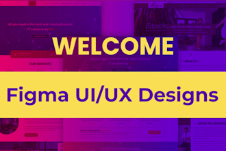 do PSD, figma web template or website mockup or figma website design, web design