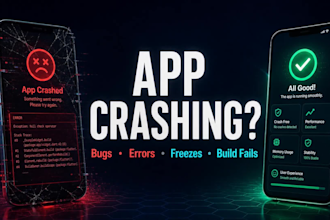 fix flutter app bugs crashes errors for ios and android as flutter app developer