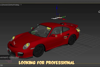 rig game ready cars for unreal engine, unity and chaos vehicle systems