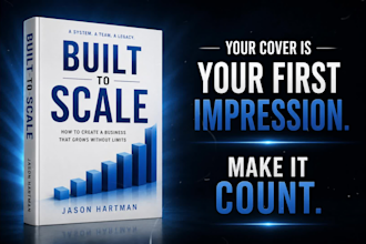 design a professional nonfiction and business book cover