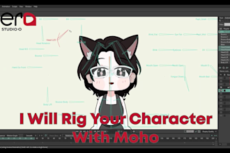 rig and animate your character with moho