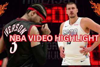 edit nba videos football  or any sport video for youtube channel