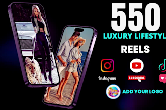 create 550 youtube luxury lifestyle motivational short reels