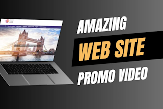 create an amazing website and app promo video