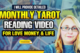 give a accurate monthly tarot reading