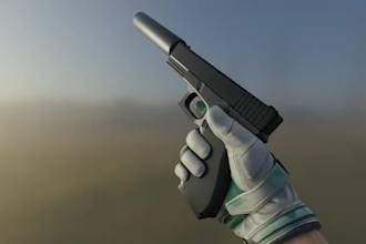 offer high quality 3d fps animation, 3d gun design, 3d weapon, visual effect