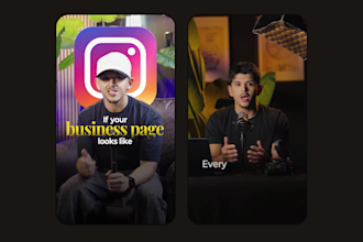 do talking head video editing for instagram reels
