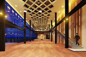 design  interior  hall,weeding hall, landscape, bedroom