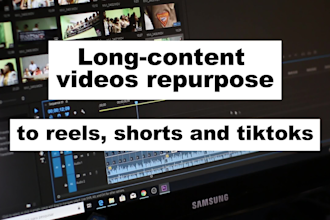 repurpose your long videos to reels youtube shorts and tiktoks