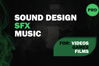 do pro sound design for your game or video