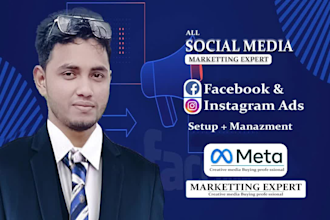 do facebook ads campaign, pixel setups, instagram marketting