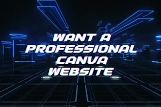make a canva website that reflects your brand identity