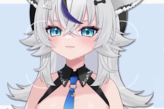 design and rig custom live2d vtuber, anime vtuber rigging, vtuber commission