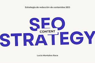 write strategist SEO content in spanish for your blogs