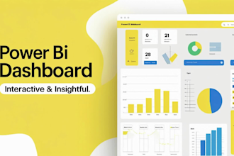 create power bi dashboard and do data visualization