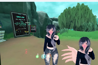 rig 3d character in blender for vtuber vrchat unity unreal