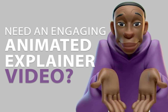 create unique 2d animated explainer video for sale