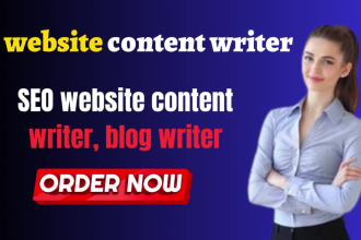 be your SEO website content writer, blog writer