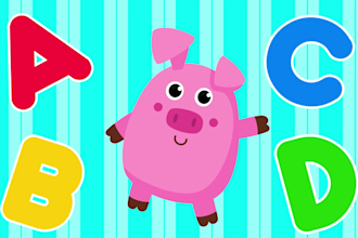 create kids learning videos