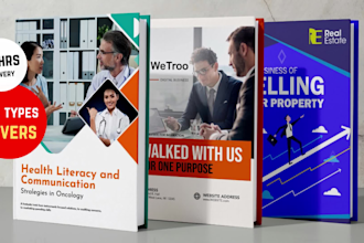 design ebooks, lead magnets pdf or workbooks