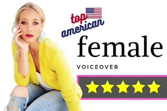 record an elegant, luxury female voiceover