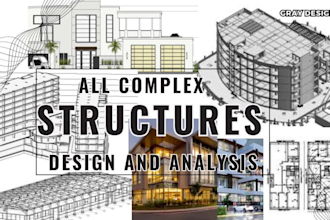design, analyse and detail all complex concrete and steel structures