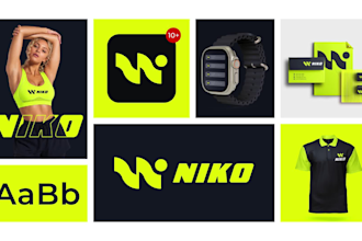 design a complete brand identity with logo, brand style guide and branding